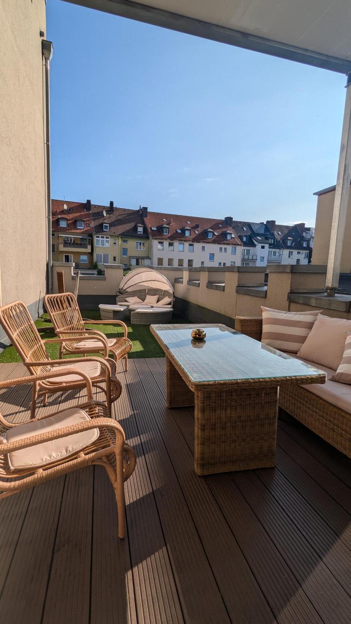 Imposante Whg - Zentral - Dachterrasse - Parken - Aufzug Hagen  Luaran gambar